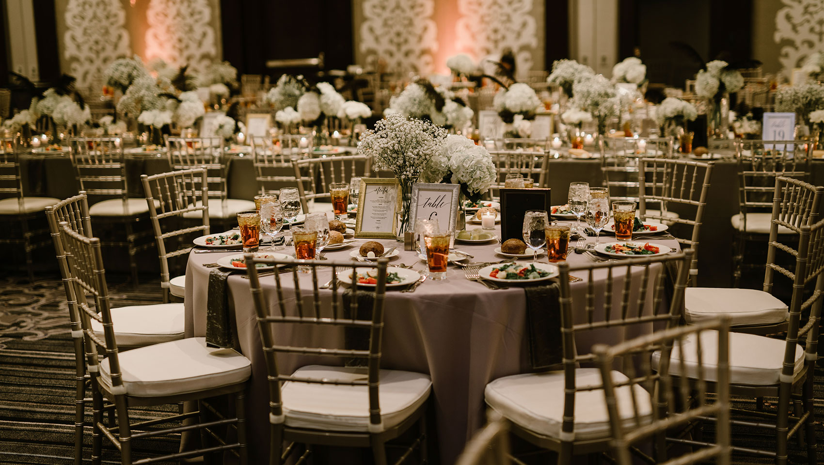 Wedding Luncheon Tables