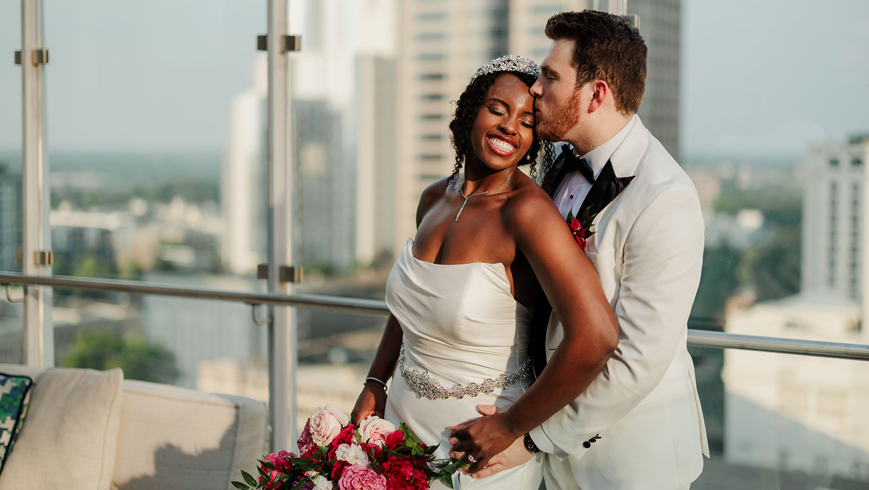 Wedding celebration at Kimpton Tryon Park Hotel in Charlotte, NC