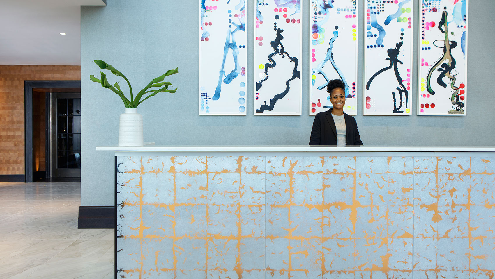 Front Desk at Tryon Park Hotel