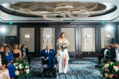 Angela and her father