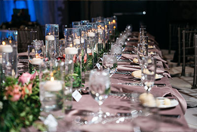reception place settings