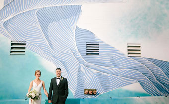 The Kimpton Brice Hotel real weddings couple