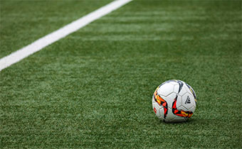 soccer ball on field