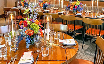 able Setting with flowers